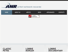 Tablet Screenshot of anrrecords.com